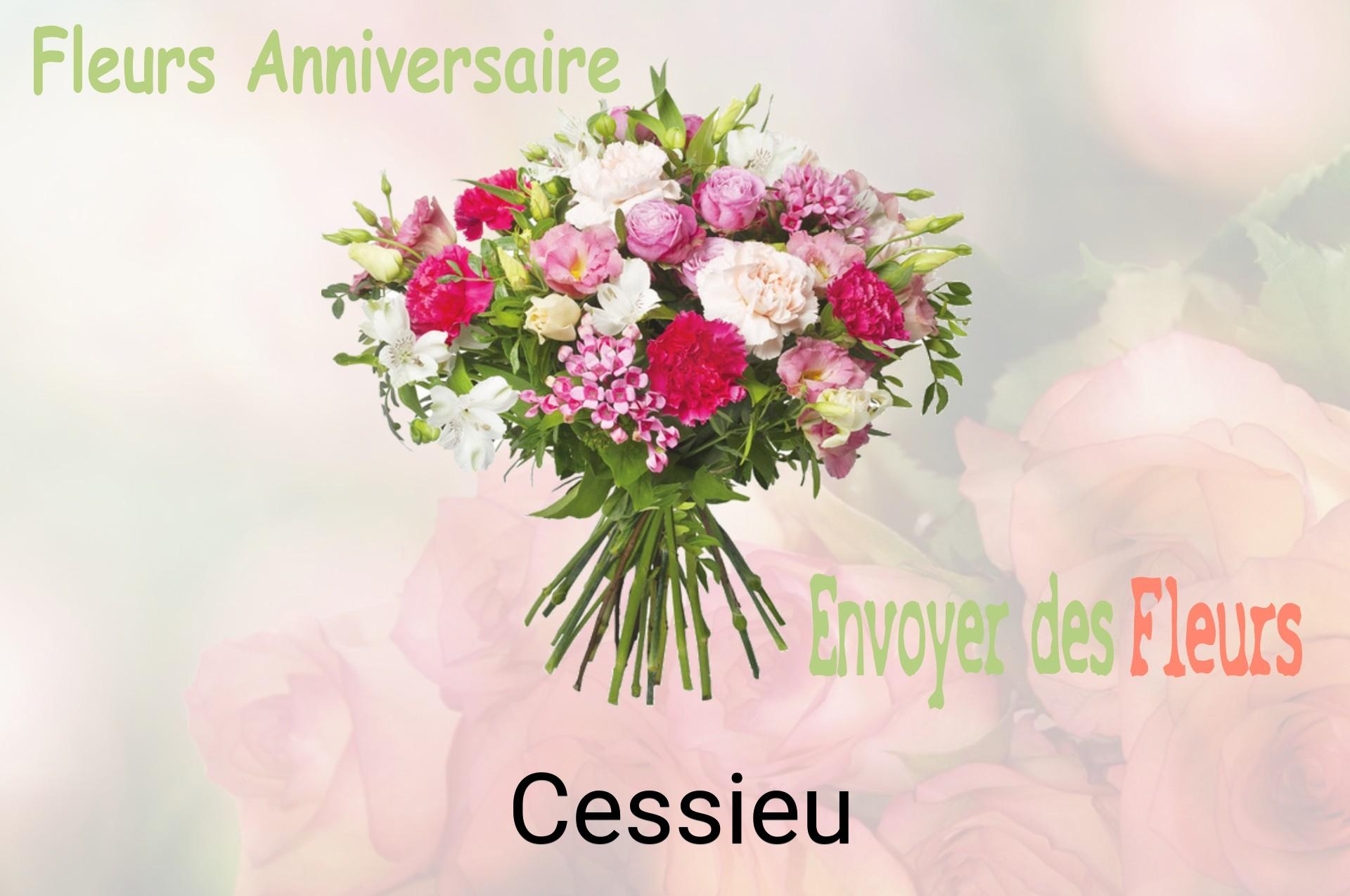 Bouquet de fleurs d’anniversaire livré à Cessieu